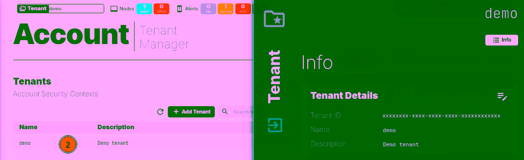 Show Tenant Details