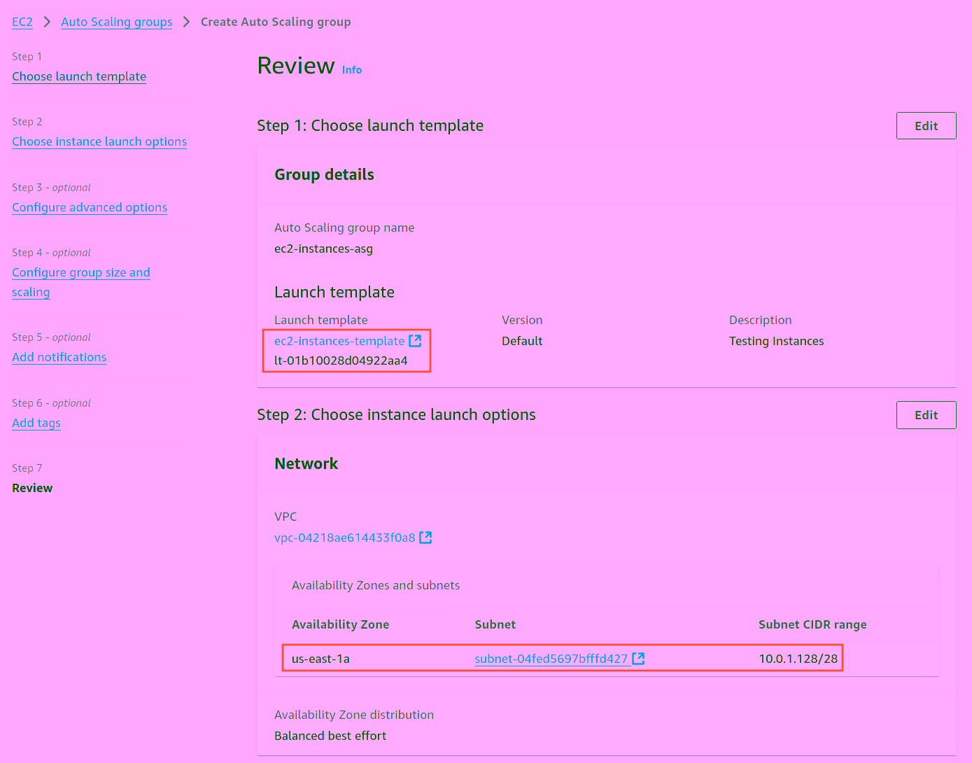 Configure ASG