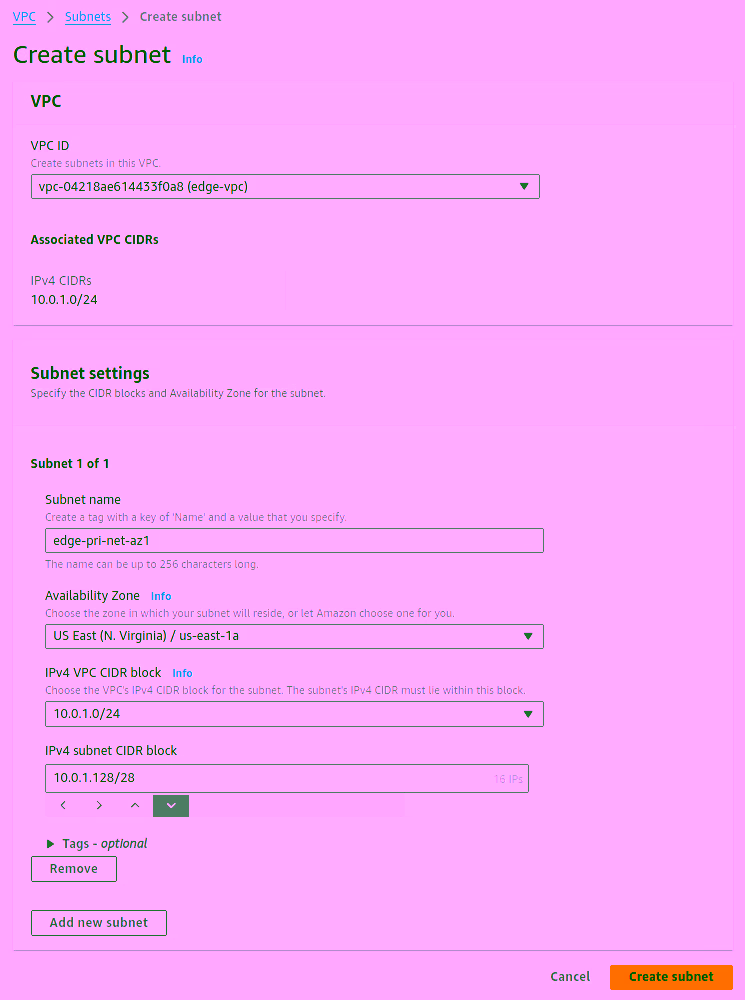 Private Subnet