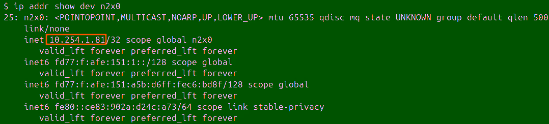 Node IP
