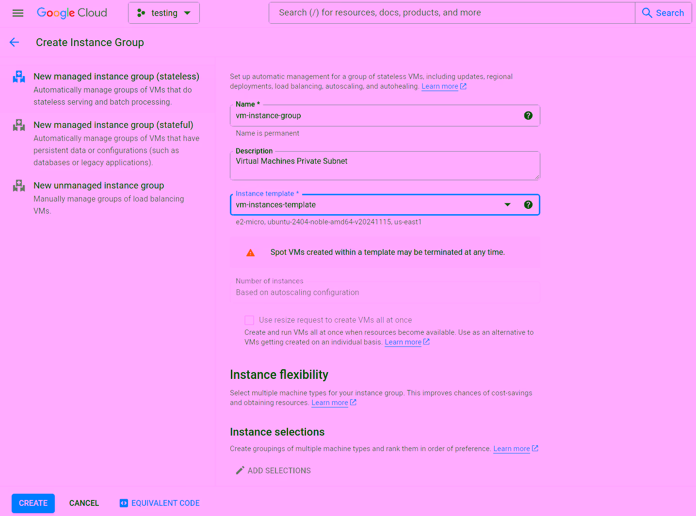 Configure MIG