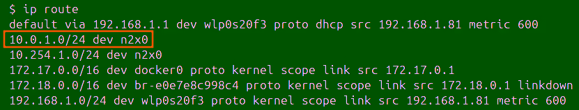 Routing Table Server-01