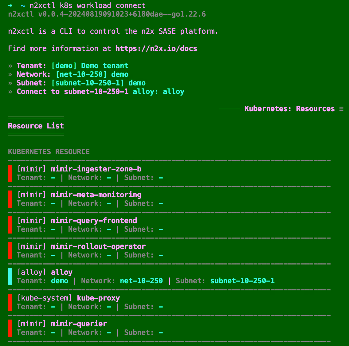 Grafana Alloy Workload Connected